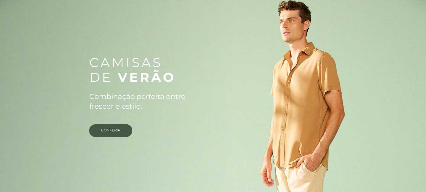 Banner - Camisas de verão